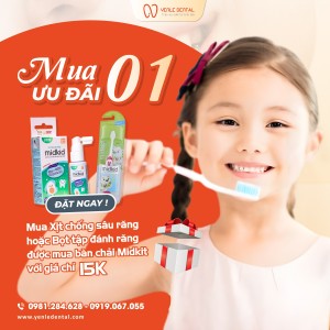 MUA 1 ĐƯỢC ƯU ĐÃI 1 – CHĂM SÓC RĂNG CHUẨN CHUYÊN GIA!