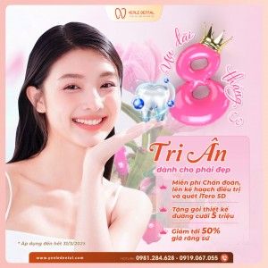 MỪNG QUỐC TẾ PHỤ NỮ 8/3 – YENLE DENTAL TRI ÂN PHÁI ĐẸP